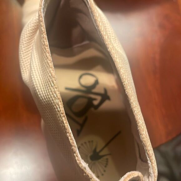 OTBT Patchouli Heeled Leather Sandal Cream - 8.5 - New in Box w/out top - Picture 10 of 12